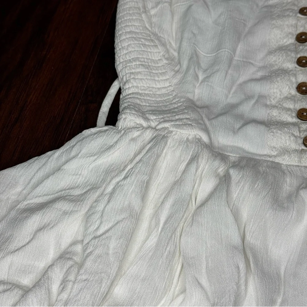 Free People Marley Romper white/Ivory Medium NWT - Picture 4 of 14